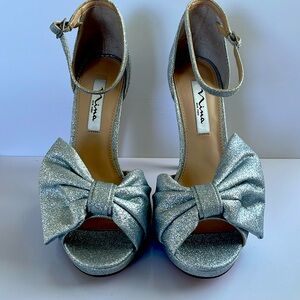 Stunning Silver Shoes .